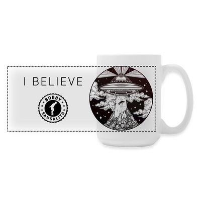 I BELIEVE Panoramic Coffee/Tea Mug 15 oz - white