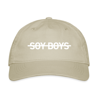 NO SOY BOYS Organic Baseball Cap - khaki