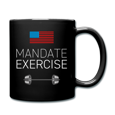 MANDATE EXERCISE Full Color Mug - black