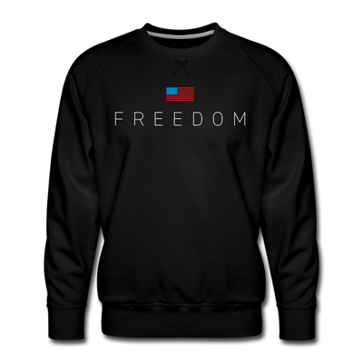FREEDOM Men’s Premium Sweatshirt - black
