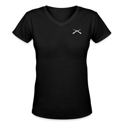 SHALL NOT BE INFRINGED Women's V-Neck T-Shirt - black