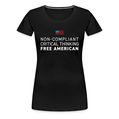 NON-COMPLIANT Women’s Premium T-Shirt - black