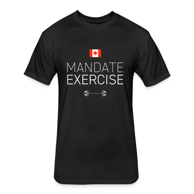 MANDATE EXERCISE (Canada) Fitted Cotton/Poly T-Shirt - black