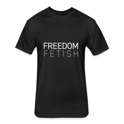 FREEDOM FETISH Fitted Cotton/Poly T-Shirt - black