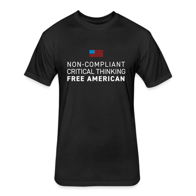 NON-COMPLIANT Fitted Cotton/Poly T-Shirt - black
