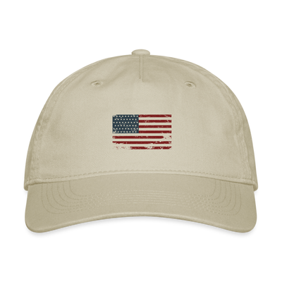 CLASSIC AMERICA Organic Baseball Cap - khaki
