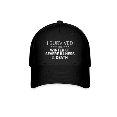 I SURVIVED Flexfit Hat - black