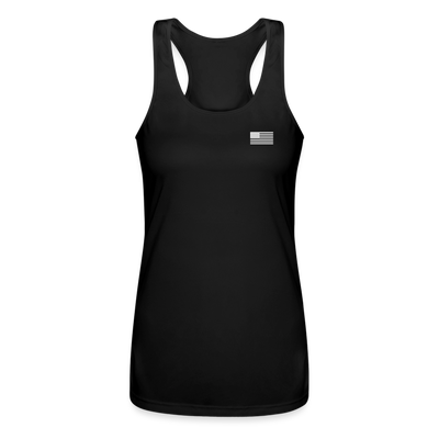 I WILL NOT EAT THE BUGS Women’s Performance Racerback Tank Top - black