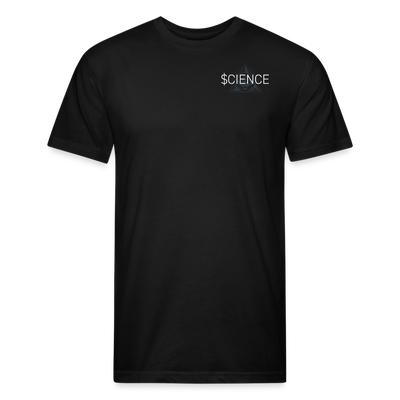 SCIENCE Fitted Cotton/Poly T-Shirt - black